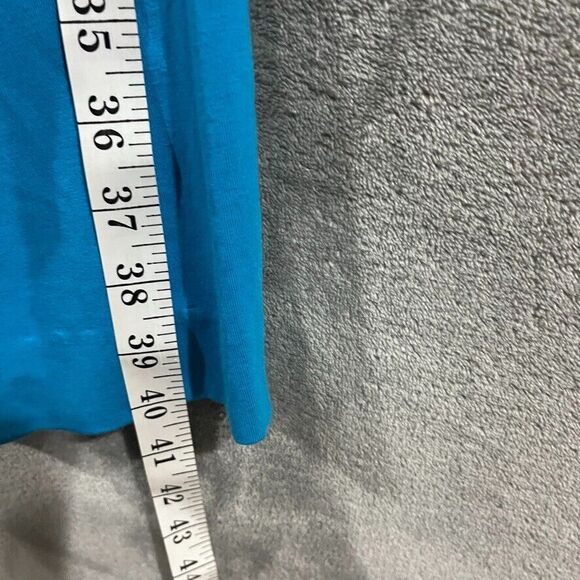 Diane Von Furstenberg Bentley Turquoise Stretch Ruched Faux Wrap Dress Sz M - Picture 6 of 10